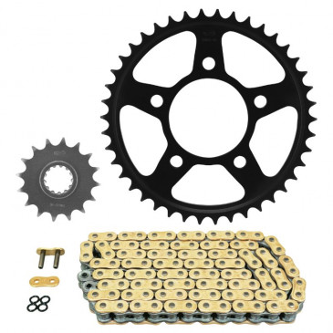 KIT CHAINE ADAPTABLE HONDA 1100 CRF AFRICA TWIN ADVENTURE SPORT 2020>2021 525 16x42 (DIAM COURONNE 80/110/12.5) (DEMULTIPLICATION ORIGINE) -AFAM- 5400598216831