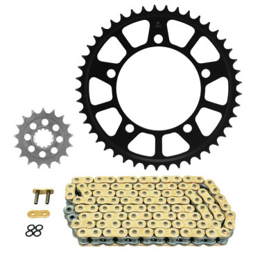 KIT CHAINE ADAPTABLE BMW 1000 S XR 2020>2021 525 17x45 (DIAM COURONNE 119/140/12.2) (DEMULTIPLICATION ORIGINE) -AFAM-