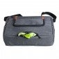 SINGLE BAG FOR BICYCLE-REAR- ZEFAL URBAN MESSENGER WATERPROOF 11Lt GREY - (35x13x30cm) - MADE WITH RECYCLED MATERIAL. 3420586600833