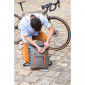 SINGLE BAG FOR BICYCLE -REAR-TURN INTO BACKPACK- ZEFAL URBAN - GREY 27Lt - ON CARRIER (30x45x13) - MADE WITH RECYCLED MATERIAL. 3420586600826