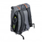 SINGLE BAG FOR BICYCLE -REAR-TURN INTO BACKPACK- ZEFAL URBAN - GREY 27Lt - ON CARRIER (30x45x13) - MADE WITH RECYCLED MATERIAL. 3420586600826