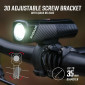 HEAD LIGHT ON BATTERY - ON HANDLEBAR - SIGMA BUSTER 800 LUMEN VISIBLE 170M (BATTERY LIFE 2H > 9H) IION BATTERY ON USB -