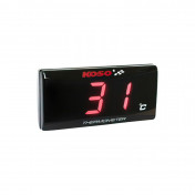 THERMOMETER DIGITAL KOSO SUPER SLIM RED (0 > 120°C/12V/56,4x27x11mm) 4260303013954