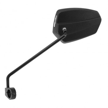 MIRROR FOR BICYCLE -ERGOTEC M-77 L PLASTIC/STEEL - LEFT - BLACK - 120 x 80 x 55 mm 4016538107599