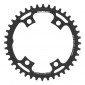 CHAINRING FOR GRAVEL BIKE - 4 Arms- Ø 110 For SHIMANO ULTEGRA 6800 STRONGLIGHT CT2 40 Teeth- MONO BLACK COMPATIBLE SHIMANO DURA-ACE 9000 / 105 5800 11 Speed. 3700223721863