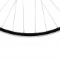 ROUE ROUTE PATIN BLOCAGE 700 ELAN CFX NOIR ARRIERE MOYEU VELOX NOIR CASSETTE TYPE SHIMANO 10/9/8V 32 RAYONS GALVA JANTE 13C 3660429011451
