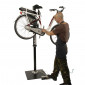 PIED D'ATELIER DE REPARATION VELO PROFESSIONNEL LEVAGE PNEUMATIQUE -BICISUPPORT- A CONNECTER A UN COMPRESSEUR SUPPORTE 35KGS 8054242278002