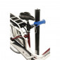 BICISUPPORT - PRO WORK STAND/PNEUMATIC CLAMP FOR HEAVY BIKES > 70 kg - To connect to air compressor.