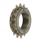 ROUE LIBRE/PIGNON CYCLO ADAPTABLE PEUGEOT 103/MBK 41, 51,88/SOLEX/PIAGGIO 50 CIAO PX 16 DTS -P2R-