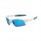 LUNETTES VELO ENFANT GIST SKATE MONTURE BLANC (2 VERRES INTERCHANGEABLES BLEU MIROIR ET ORANGE) 8013271199207