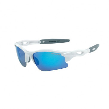 LUNETTES VELO ENFANT GIST SKATE MONTURE BLANC (2 VERRES INTERCHANGEABLES BLEU MIROIR ET ORANGE) 8013271199207