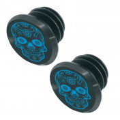 BOUCHON DE CINTRE VTT SWITCH SKULL NOIR/BLEU (SUR CARTE PAR 2) 8013271303796