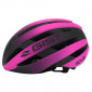 CASQUE VELO ADULTE GIST ROUTE REVOL ROSE/NOIR FEMME ET JUNIOR FULL IN-MOLD TAILLE 52-55 REGLAGE MOLETTE