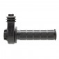 THROTTLE HANDLE FOR ROAD /VINTAGE TOMMASELLI/DOMINO DAYTONA - DUAL CABLES FOR TWINS - BLACK WITH GRIPS 8033900033375