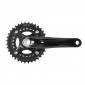 CHAINSET FOR ATB - ATC 11/10/9 Speed. BLACK 175mm 36-26Teeth -INTEGRATED AXLE 24/22mm BSC INTEGRATED CUPS 1,37x24 - CHAINRINGS 104/64)
