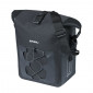 SINGLE BAG FOR BICYCLE-REAR- BASIL NAVIGATOR TOURING - WATERPRROF 12-15Lt HOOKS ON SYSTEM ON CARRIER (32x15x25.5cm) With handle and shoulder strap. 8715019182624