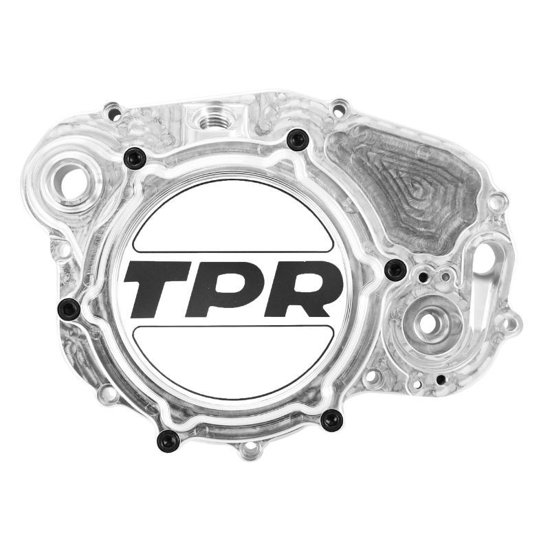 CLUTCH COVER TPR ALU CNC / TRANSPARENT FOR MINARELLI 50 AM6 / MBK 50