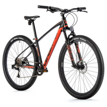 VELO MUSCULAIRE VTT 29 LEADER FOX SONORA 2023 NOIR/ORANGE MAT 8V CADRE 18 POUCES (TAILLE ADULTE 170 à 178 cm)