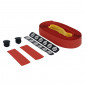 HANDLEBAR TAPE - BIKE RIBBON CORK GEL BORDEAUX MATT 8027312011663