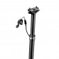 TIGE DE SELLE VTT TELESCOPIQUE SWITCH SW-125 ALU NOIR DIAM. 34.9 L406mm (REGLAGE PAR CABLE INTERNE DEBATTEMENT 125mm) FIXATION CINTRE 8013271288994