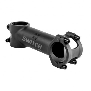 STEM FOR MTB- SWITCH GAP35 BLACK-FOR BAR Ø 35mm ANGLED -7° L 90mm