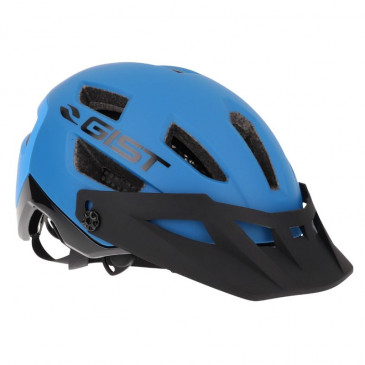 MTB ADULT HELMET - GIST KOP BLUE IN-MOLD -EURO 56-62 With visor adjustable in 3 positions- FIT-SYSTEM (IN BOX)