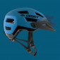 MTB ADULT HELMET - GIST KOP BLUE IN-MOLD -EURO 56-62 With visor adjustable in 3 positions- FIT-SYSTEM (IN BOX)