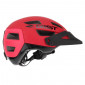 MTB ADULT HELMET - GIST KOP RED IN-MOLD -EURO 53-59 With visor adjustable in 3 positions- FIT-SYSTEM (IN BOX)