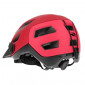 MTB ADULT HELMET - GIST KOP RED IN-MOLD -EURO 56-62 With visor adjustable in 3 positions- FIT-SYSTEM (IN BOX)