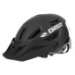 MTB ADULT HELMET - GIST KOP BLACK/WHITE IN-MOLD -EURO 53-59 With visor adjustable in 3 positions- FIT-SYSTEM (IN BOX)