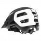 MTB ADULT HELMET - GIST KOP BLACK/WHITE IN-MOLD -EURO 56-62 With visor adjustable in 3 positions- FIT-SYSTEM (IN BOX)