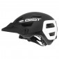 MTB ADULT HELMET - GIST KOP BLACK/WHITE IN-MOLD -EURO 56-62 With visor adjustable in 3 positions- FIT-SYSTEM (IN BOX)