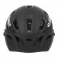 MTB ADULT HELMET - GIST KOP BLACK/WHITE IN-MOLD -EURO 56-62 With visor adjustable in 3 positions- FIT-SYSTEM (IN BOX)