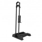 PRESENTOIR/SUPPORT 1 VELO PERUZZO LYBRA ROUE AVANT OU ARRIERE COMPATIBLE 26"-27.5"-29"-700C NOIR AVEC PORTE SUPPORT DE BATTERIE 8015058004278