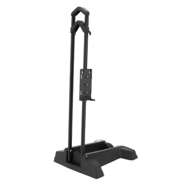 DISPLAY STAND - FOR 1 BIKE - PERUZZO LYBRA- On front or rear wheel -COMPATIBLE 26"-27.5"-29"-700C BLACK - WITH BATTERY HOLDER. 8015058004278