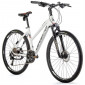 HYBRID BIKE 28" LEADER FOX SUMAVA 2023 "For Lady" MATT WHITE - 9 Speed- Frame 20" - ( RIDER SIZE from 180 > 188 cm) 8592826033949