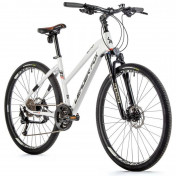 HYBRID BIKE 28" LEADER FOX SUMAVA 2023 "For Lady" MATT WHITE - 9 Speed- Frame 20" - ( RIDER SIZE from 180 > 188 cm) 8592826033949