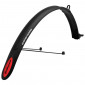 GARDE BOUE CITY AV+AR 700C POLISPORT COLORADO NOIR POUR V-BRAKE LARGEUR 45mm (PAIRE) 5604415049354