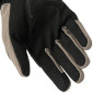 GLOVES " Summer" TUCANO FOR MEN - MIKY SAND/BLACK GRAPHIC -Euro 11 (XL) (APPROVED EN 13594:2015-CE) (SCREEN TOUCH FUNCTION)