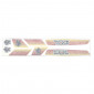 AUTOCOLLANT/STICKER CYCLO PEUGEOT 103 ORANGE (POCHETTE DE 8 PIECES) -SELECTION P2R- 3701213429356