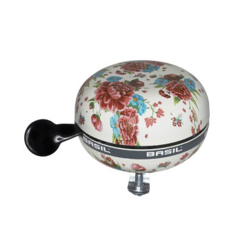 SONNETTE TIMBRE BASIL BLOOM FIELD BLANC DIAM 80mm (VENDU A L'UNITE) FIXATION 22,2/25,4mm 8715019503924