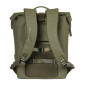 SACOCHE ARRIERE SAC A DOS VELO LATERALE BASIL SOHO 17L VERT FORET FIXATION PORTE BAGAGE CROCHET HOOK (31x14x37cm) AVEC ECLAIRAGE LED 8715019180804