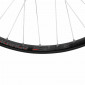 WHEEL FOR TREKKING BIKE- 700X35 -REAR- KARGO DISC/V-brakes FOR E-BIKE ALU -BLACK-E DOUBLE WALL - VELOX HUB DISC 6 HOLES -CASSETTE 11/10/9 Speed. (REINFORCED) 3660429071486