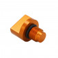 BOUCHON REMPLISSAGE D'HUILE MOTO POUR KTM 125 DUKE ALU CNC ANODISE ORANGE -AVOC- 3700948236314