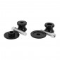 DIABOLO FOR PADDOCK STAND FOR YAMAHA 700 MT-07 ALUMINIUM BLACK (PAIR) -AVOC- 3700948234877
