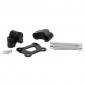 HANDLEBAR RISERS FOR YAMAHA 700 MT-07 2014>2020, MOTO CAGE 2014>2019, TRACER 2014>2019 ALU BLACK (PAIR) -AVOC- 3700948234976