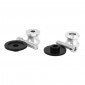 DIABOLO FOR PADDOCK STAND FOR YAMAHA 700 MT-07 ALUMINIUM GREY (PAIR) -AVOC- 3700948235225