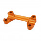 HANDLEBAR TOP CLAMP FOR KTM 125 DUKE ANODIZED ORANGE -AVOC- 3700948236253