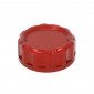 BOUCHON/COUVERCLE BOCAL DE LIQUIDE DE FREIN ARRIERE MOTO POUR YAMAHA 700 MT-07 2014>2016 ALU ANODISE ROUGE -AVOC- 3700948234464
