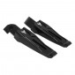 REPOSE-PIED/CALE PIED ARRIERE MOTO POUR YAMAHA 700 MT-07 ALU CNC ANODISE NOIR AVEC MOTIF (PAIRE) -AVOC- 3700948234693